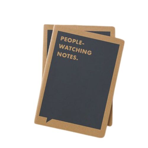 People Watching Notes Notebook