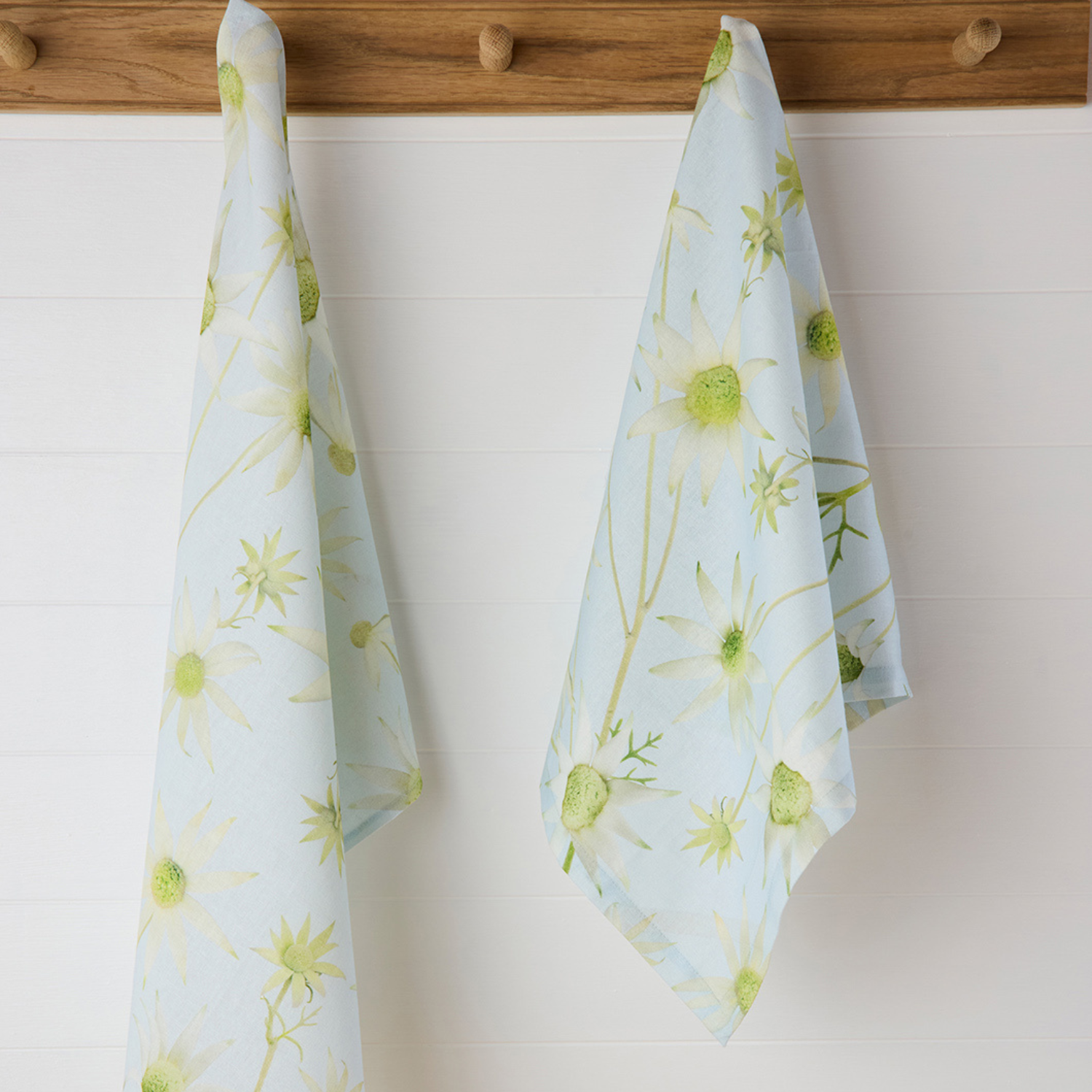 Flannel Flower Tea Towel