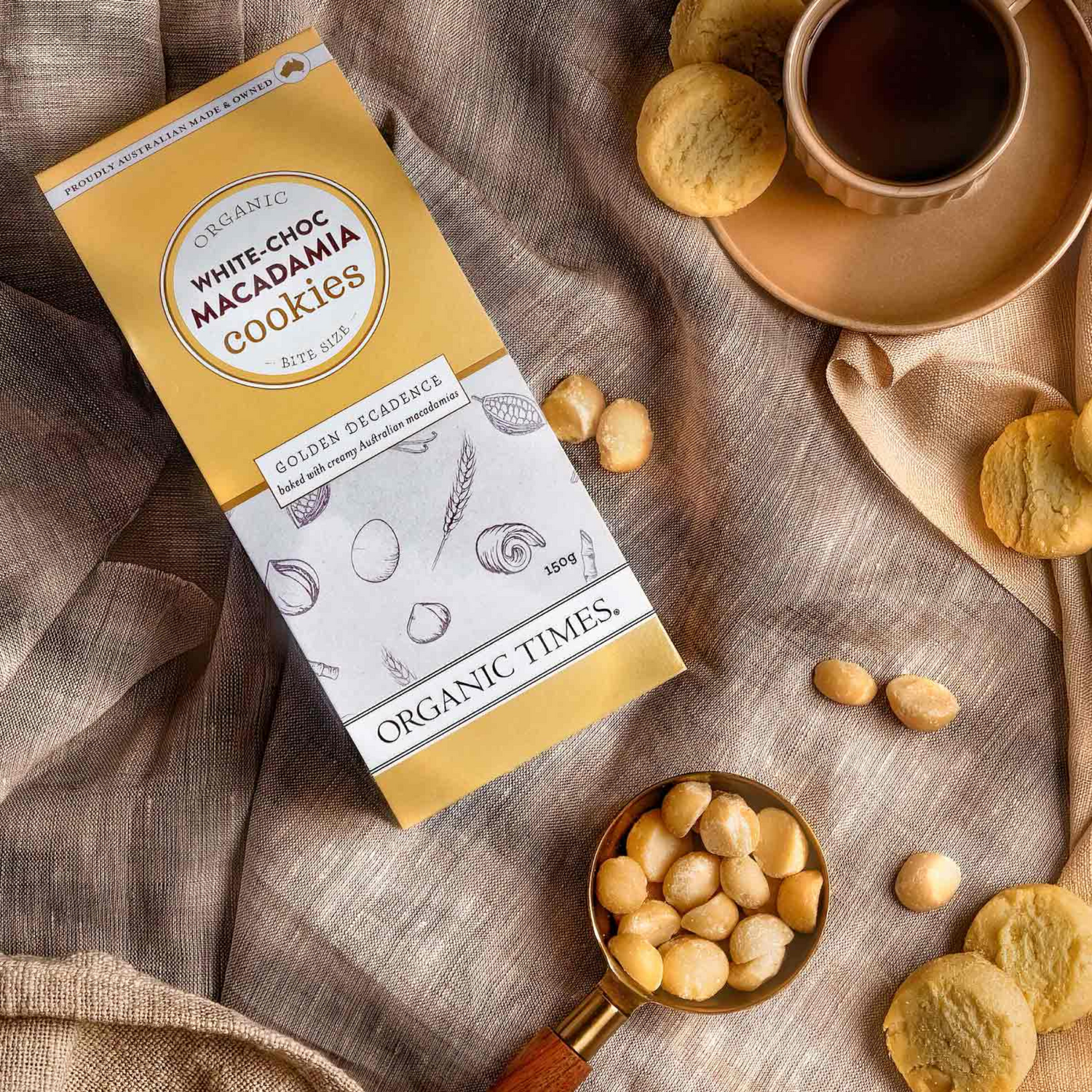 White Choc Macadamia Cookies