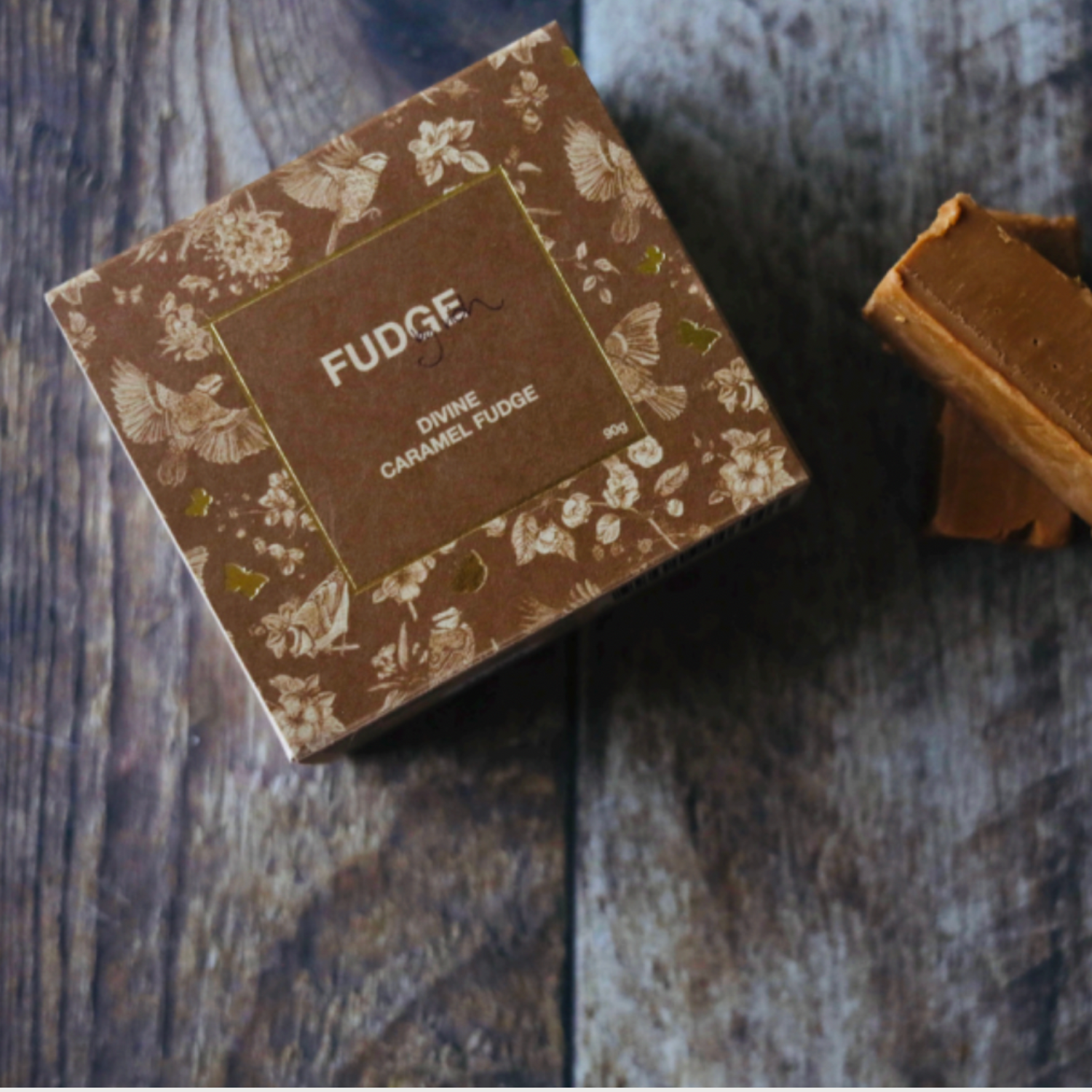 Boxed Divine Caramel Fudge