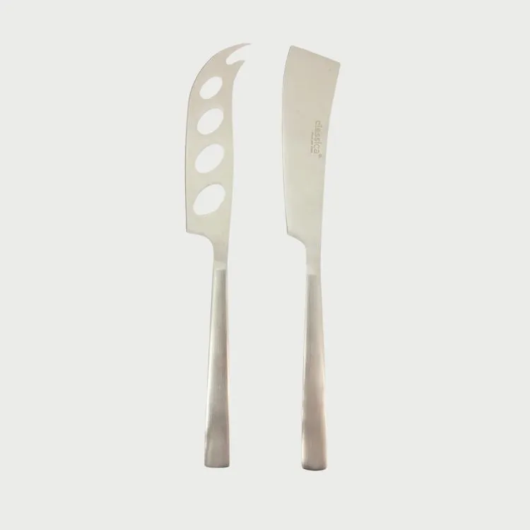 Silver Cheese Knife Set