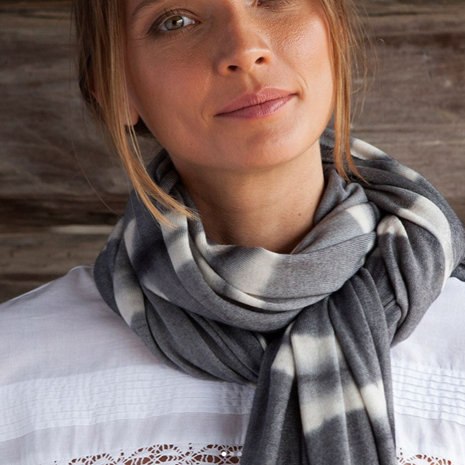 Grey Shibuya Dyed Scarf