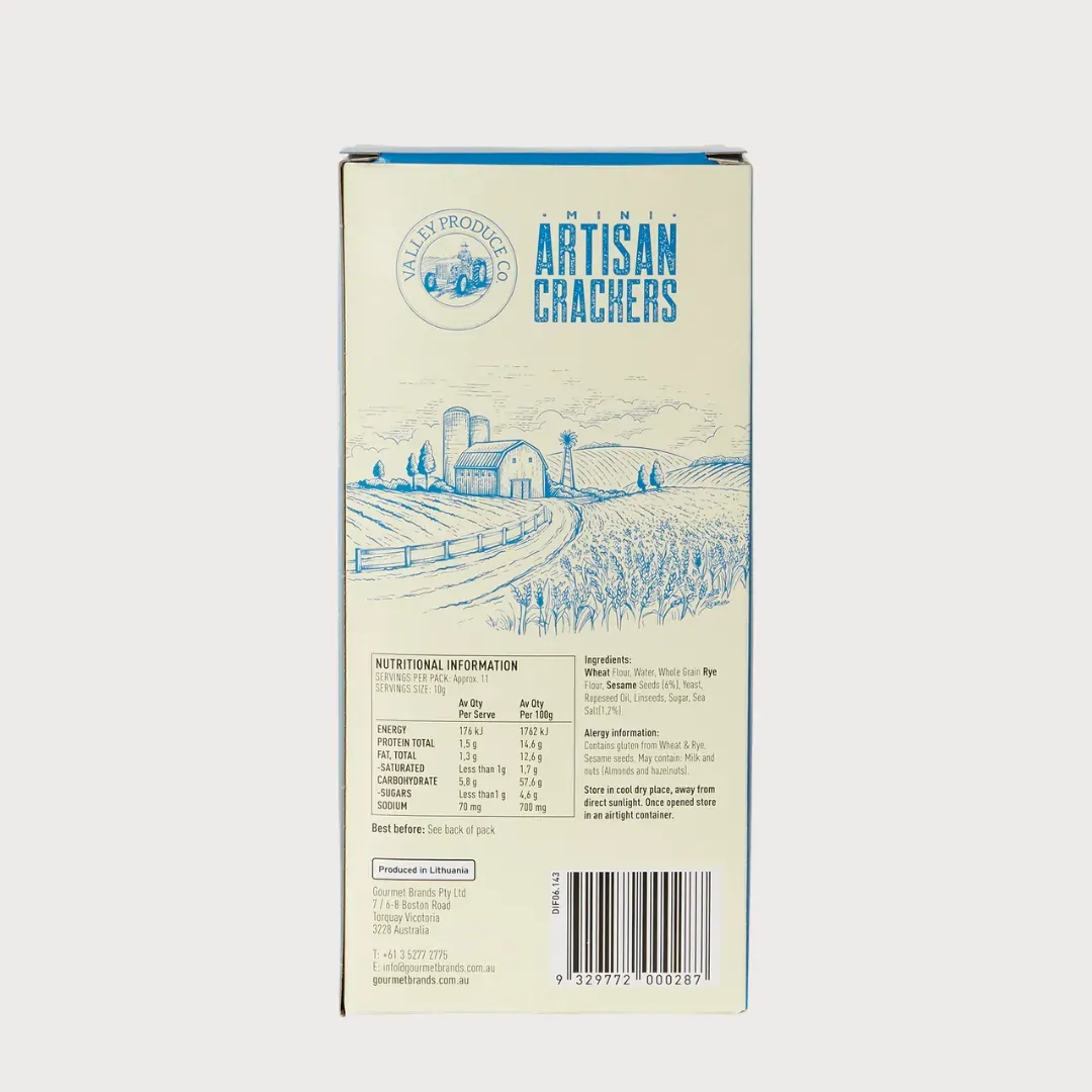 Mini Sea Salt Artisan Crackers