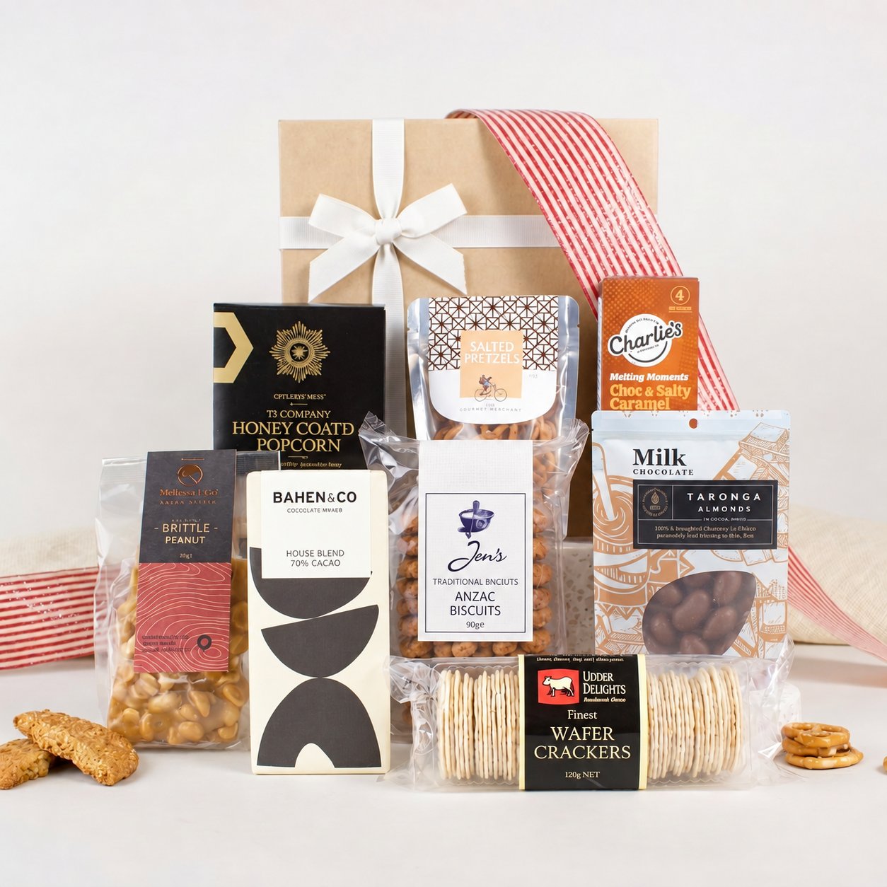Australian Entertaining Gift Hamper with Sweet Treats