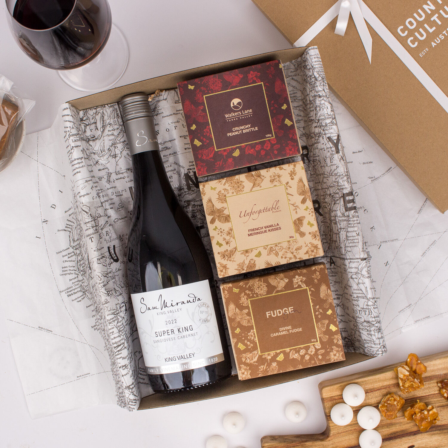 Red Wine and Treat Suite Hamper