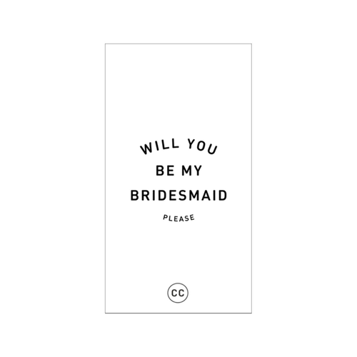 Will you be my Bridesmaid Gift Tag
