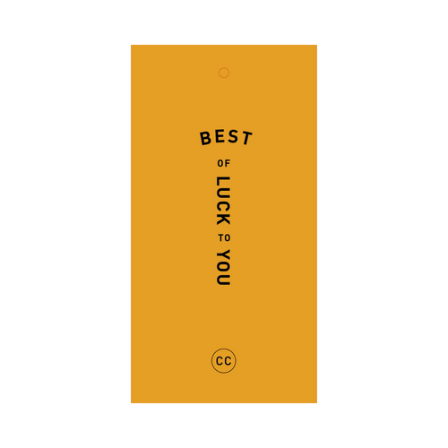 Best of Luck CC Gift Tag