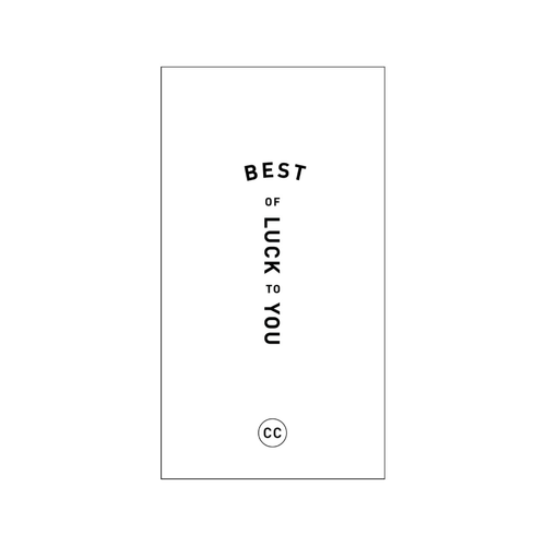 Best of Luck Gift Tag