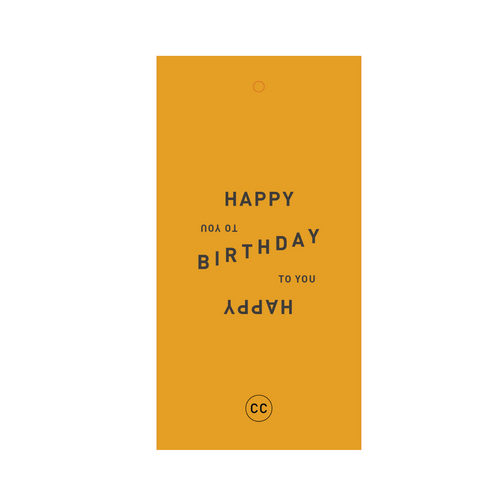 Happy Birthday CC Gift Tag