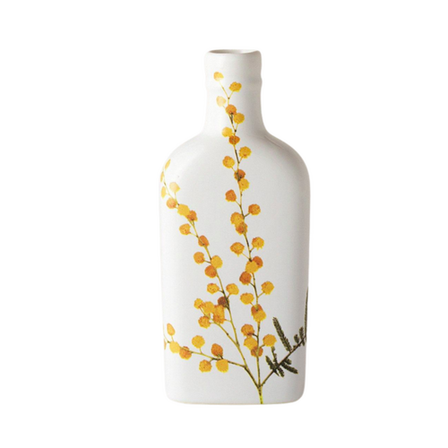 Porcelain Wattle Botanic Bottle Vase