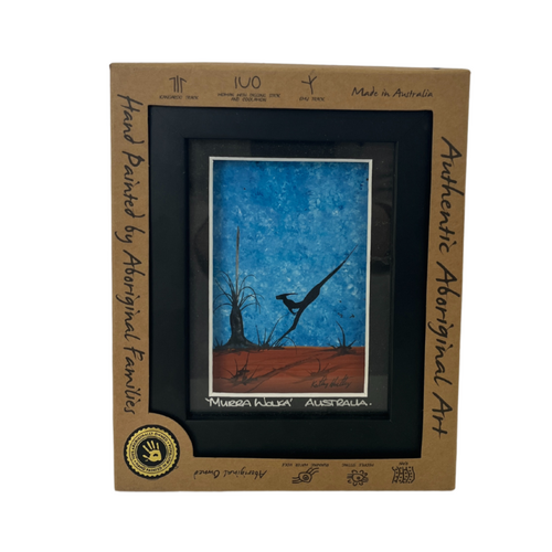 Framed Hand Painted, Aboriginal Artwork