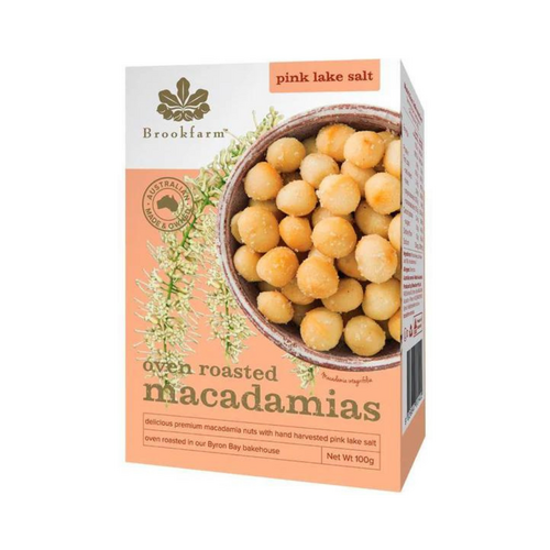 Oven Roasted Macadamias with Pink Lake Salt