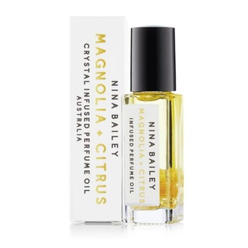 Citrus &amp; Magnolia Crystal Infused Perfume Oil 