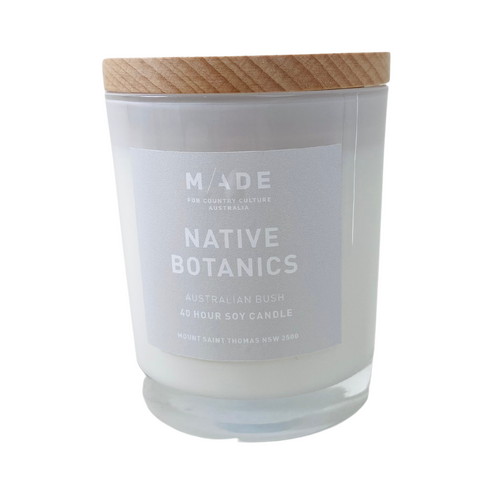 Australian Botanical Candle White