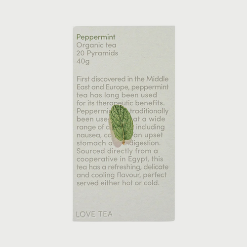 Peppermint Tea Pyramids