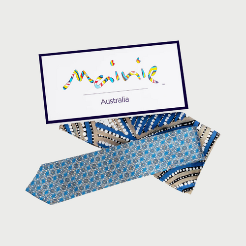 Water Springs Tie &amp; Pocket Square Set