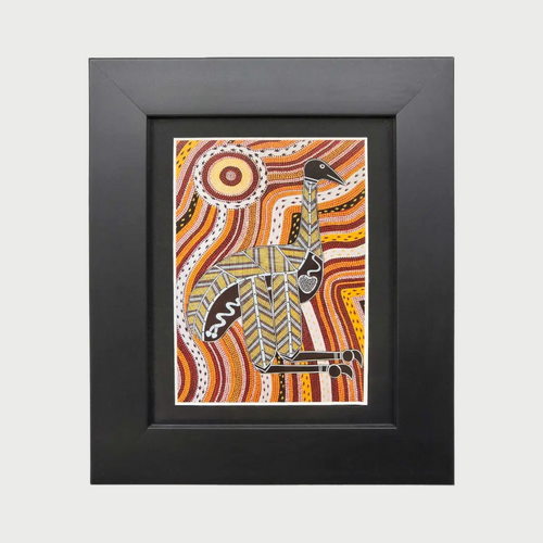 Emu/Mintji Framed Print