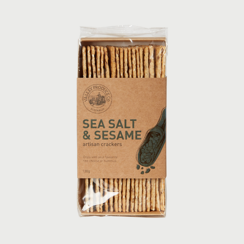 Sea Salt &amp; Sesame Artisan Crackers