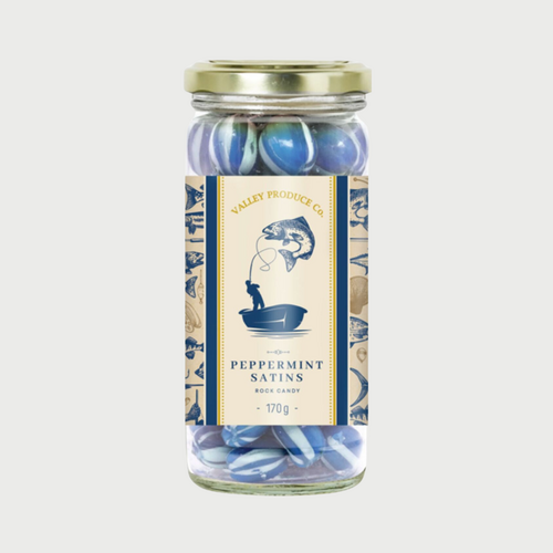 Peppermint Satins Rock Candy