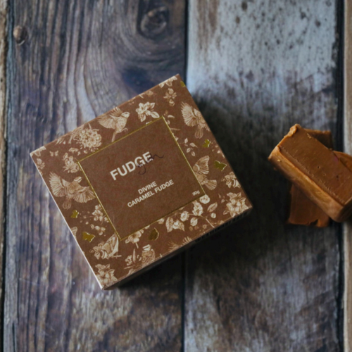 Boxed Divine Caramel Fudge