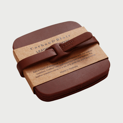 Artisan Leather Coasters