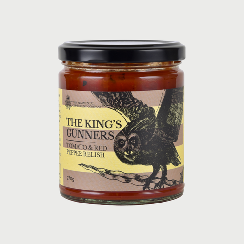 The Kings Gunners Tomato &amp; Red Pepper Relish
