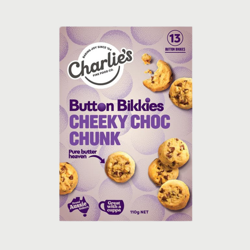 Cheeky Choc Chunk Mini Button Bikkies