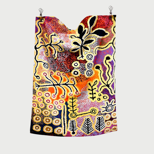 Wanakiji Jukurrpa Cotton Tea Towel