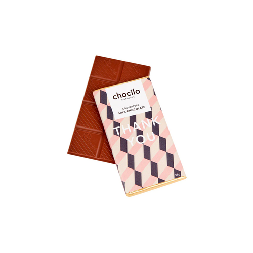 "Thank You" Milk Chocolate Block