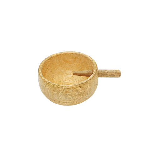 Wooden Serving Bowl with Handle