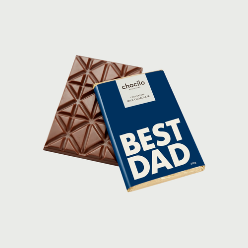 "Best Dad" Milk Chocolate Block