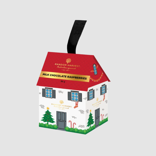 Milk Chocolate Raspberry House 
