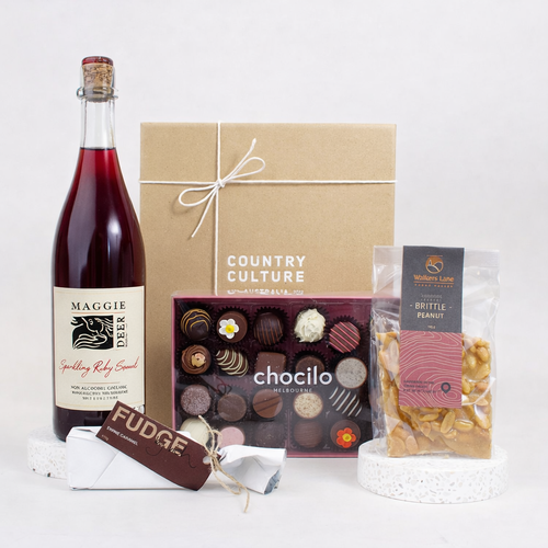 Non-Alcoholic Wine &amp; Sweet Indulgence Hamper
