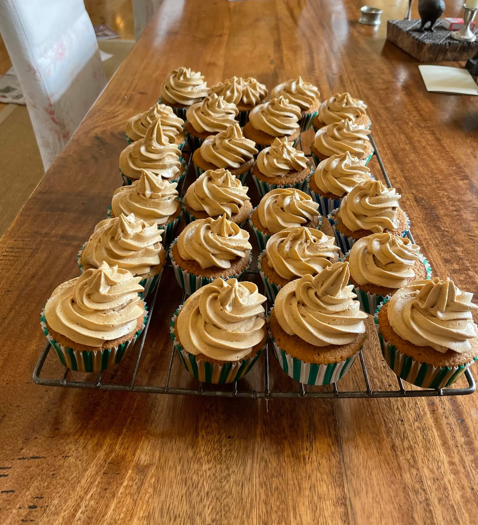 Country Recipe of the Week - Coffee Cup Cakes with Honey Buttercream Icing